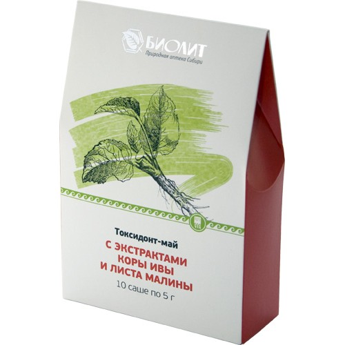 Купить Токсидонт-май с экстрактами коры ивы и листа малины  г. Сергиев Посад  